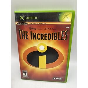 The Incredibles Microsoft Xbox Original: Compete With Manual! Quick Shipping!